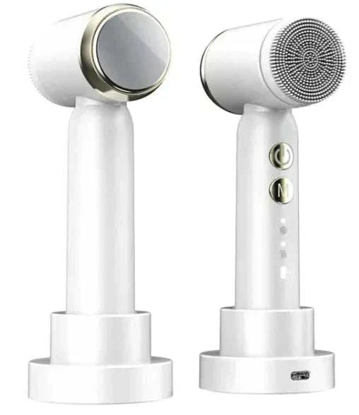 Elera Glow New Pink / Wireless cold and hot compress 6-in-1 Ultrasonic Face Cleansing Brush