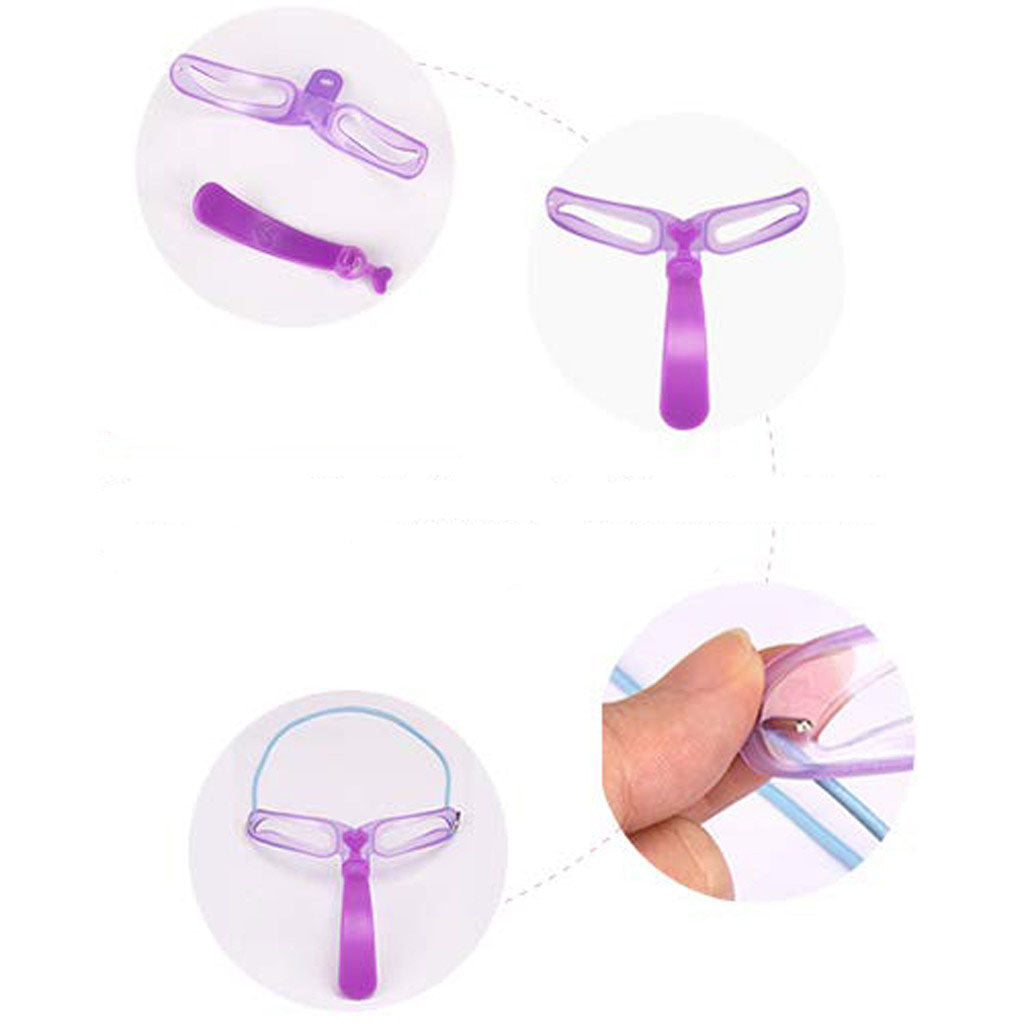 Elera Glow Purple Set Eyebrow Shaping Template - Brynformning™