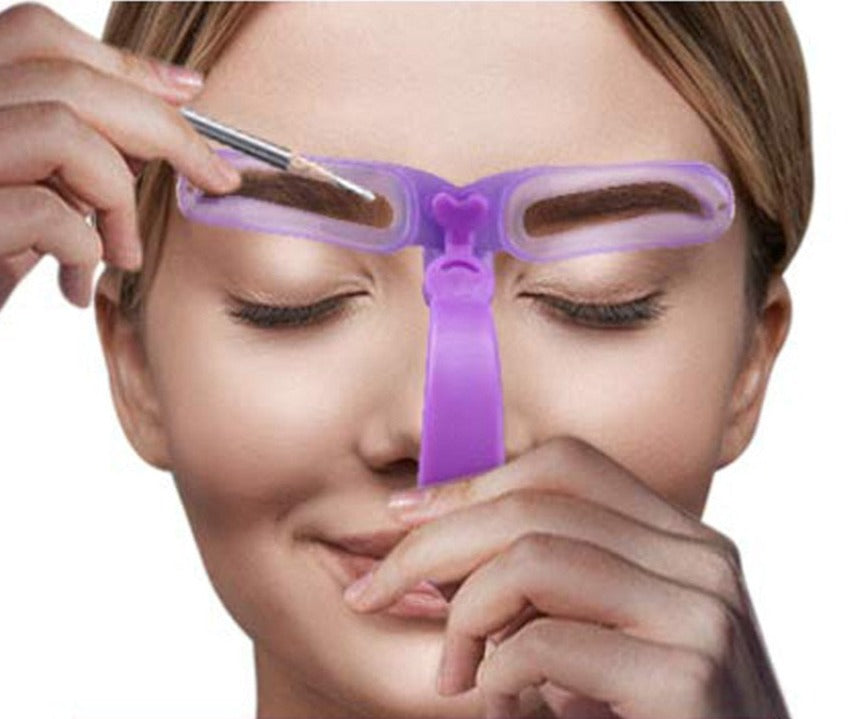 Elera Glow Purple Set Eyebrow Shaping Template - Brynformning™