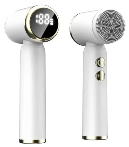 Elera Glow White / Display Model 6-in-1 Ultrasonic Face Cleansing Brush